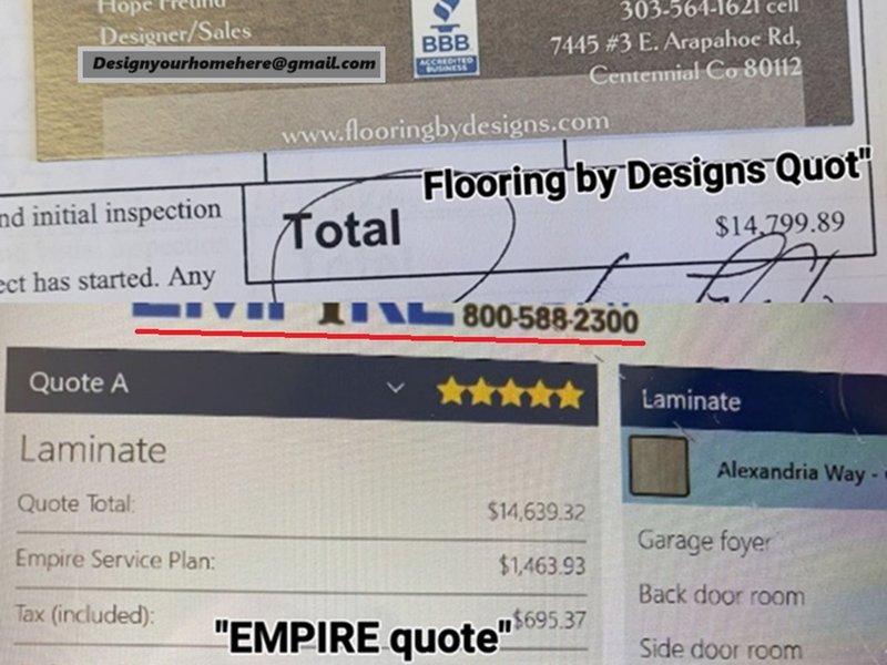 Flooring experts at Flooring by Designs